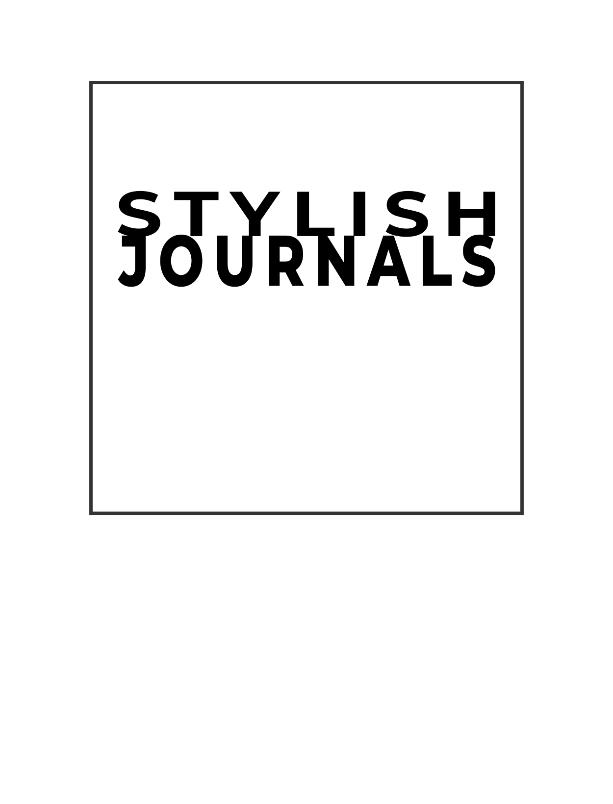 Stylish Journals